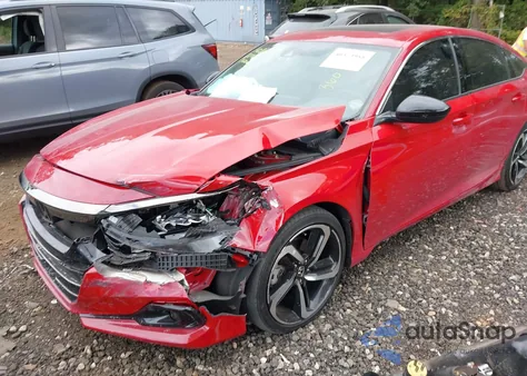 2022 Honda Accord Sport 2.0T из США, поврежденный, VIN 1HGCV2F31NA093707